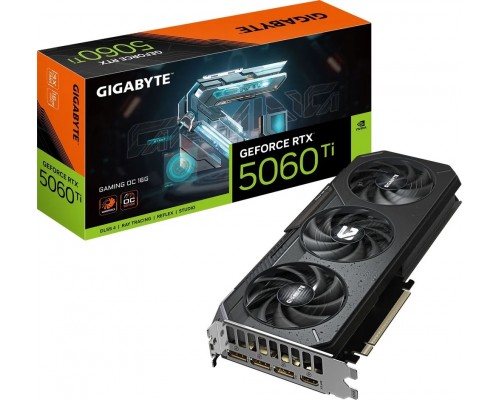 Видеокарта GigaByte nVidia GeForce RTX 5060 Ti 16Gb GV-N506TGAMING OC-16GD Видеокарта GigaByte nVidia GeForce RTX 5060 Ti 16Gb GV-N506TGAMING OC-16GD