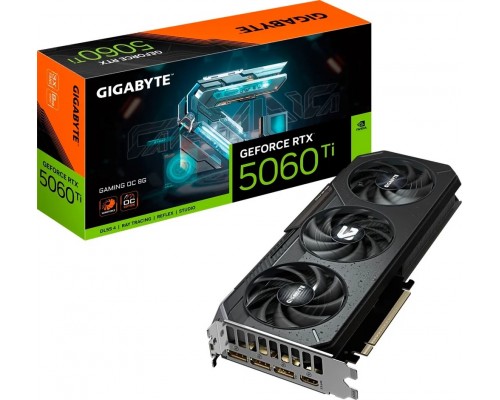 Видеокарта GigaByte nVidia GeForce RTX 5060 Ti 8Gb GV-N506TGAMING OC-8GD Видеокарта GigaByte nVidia GeForce RTX 5060 Ti 8Gb GV-N506TGAMING OC-8GD