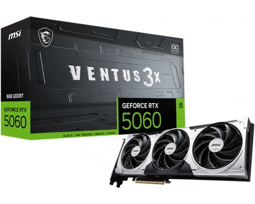 Видеокарта MSI nVidia GeForce RTX 5060 8G Ventus 3X OC