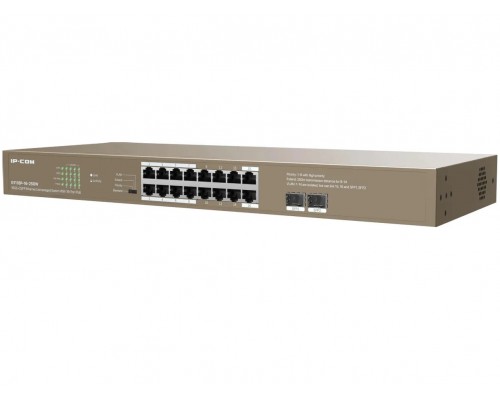 Коммутатор неуправляемый PoE IP-COM G1118P-16-250W Коммутатор неуправляемый PoE IP-COM G1118P-16-250W