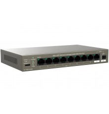 Коммутатор неуправляемый PoE IP-COM G1110PF-8-102W                                                                                                                                                                                                        