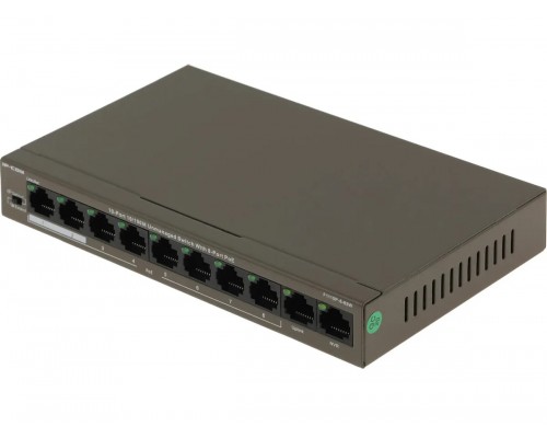 Коммутатор неуправляемый PoE IP-COM F1110P-8-63W Коммутатор неуправляемый PoE IP-COM F1110P-8-63W