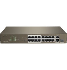 Коммутатор неуправляемый PoE IP-COM F1118P-16-150W                                                                                                                                                                                                        
