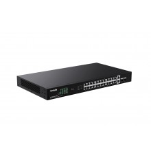 Коммутатор неуправляемый PoE Tenda TEG1128P-24-250W                                                                                                                                                                                                       