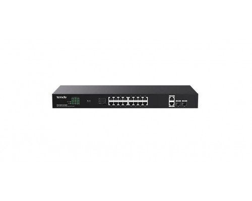 Коммутатор неуправляемый PoE Tenda TEG1120P-16-250W Коммутатор неуправляемый PoE Tenda TEG1120P-16-250W