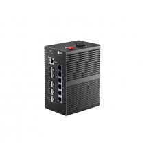 Промышленный управляемый коммутатор Fplus FIS-3316VX-D L2/L3 6xRJ-45 Gigabit Ethernet 6xSFP 4xSFP+ PoE стекируемый 023478SVD                                                                                                                              
