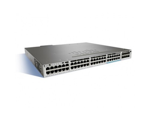 Коммутатор Cisco WS-C3850-12X48UW-S Catalyst 3850 48 port(12 mGig) UPOE IPB with 5 AP Lic