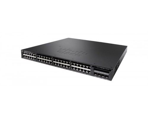 Коммутатор Cisco WS-C3650-48PQ-L Catalyst 3650 48 Port PoE 4x10G Uplink LAN Base