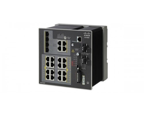 Коммутатор Cisco IE-4000-8GT8GP4G-E IE 4000 8 x RJ45 10/100/1000 with 8 x 1G PoE, 4 x 1G Combo