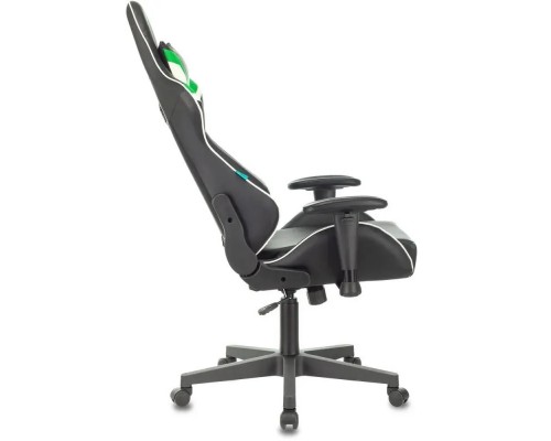 Кресло игровое Zombie Z4 черный/зеленый