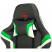 Кресло игровое Zombie Z4 черный/зеленый