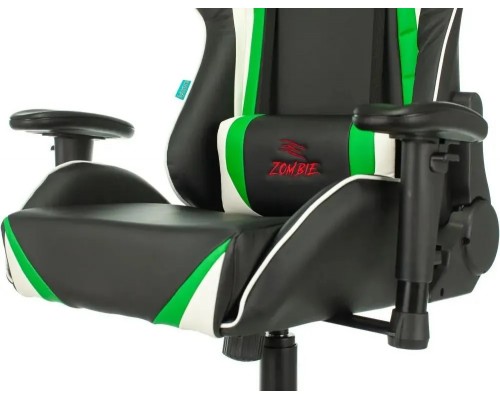 Кресло игровое Zombie Z4 черный/зеленый