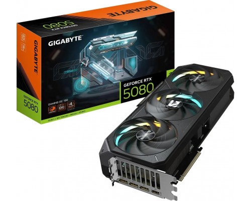 Видеокарта GigaByte nVidia GeForce RTX 5080 16Gb GV-N5080GAMING OC-16GD