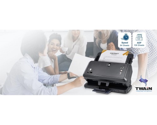 Сканер (A3) ADF дуплексный Plustek SmartOffice S60