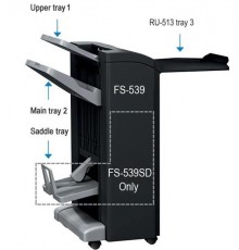 Напольный буклетный степлер-финишер Konica Minolta FS-540 (сшивание до 100 листов)                                                                                                                                                                        