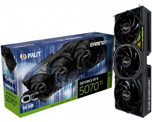 Видеокарта Palit nVidia GeForce RTX 5070 Ti GamingPro OC 16Gb NE7507TS19T2-GB2031A