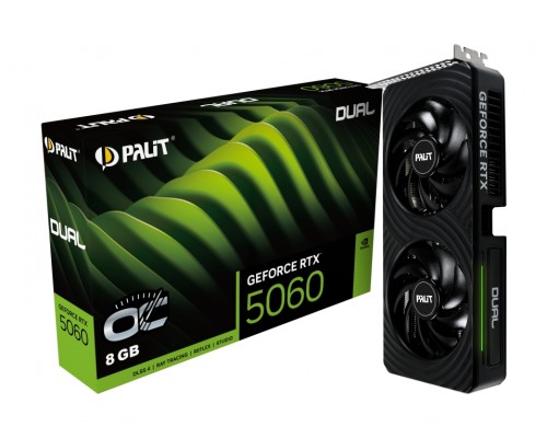 Видеокарта Palit nVidia GeForce RTX 5060 Dual OC 8Gb NE75060S19P1-GB2063D