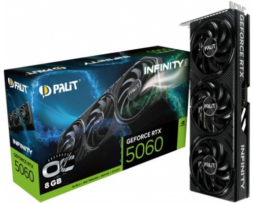 Видеокарта Palit nVidia GeForce RTX 5060 Infinity 3 OC 8Gb NE75060T19P1-GB2063S