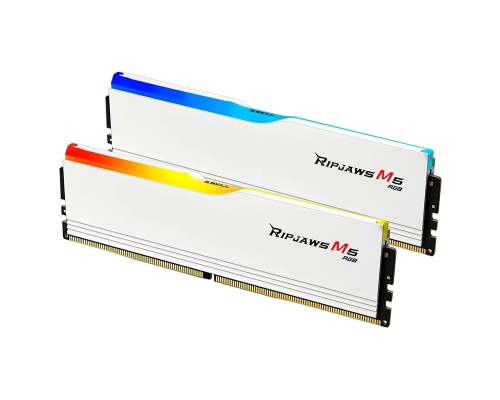Модуль памяти DDR5 G.Skill RIPJAWS M5 RGB 96GB (2x48GB) F5-6400J3239F48GX2-RM5RW / White