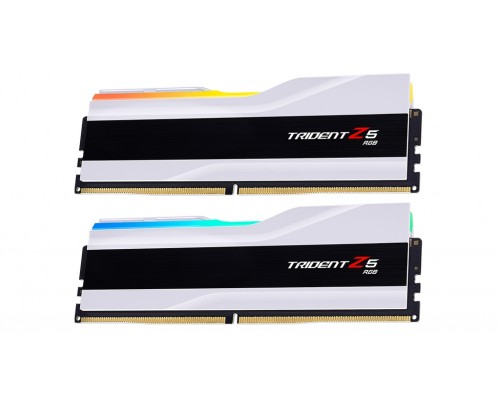 Модуль памяти DDR5 G.Skill TRIDENT Z5 RGB 96GB (2x48GB) F5-6000J3036F48GX2-TZ5RW / White