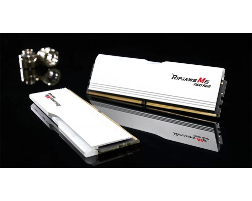Модуль памяти DDR5 G.Skill RIPJAWS M5 NEO RGB 96GB (2x48GB) F5-6000J3036F48GX2-RM5NRW / White