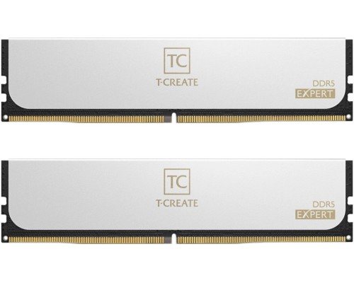 Модуль памяти DDR5 TeamGroup T-Create Expert 128GB (2x64GB) CTCWD5128G6400HC42CDC01 / White