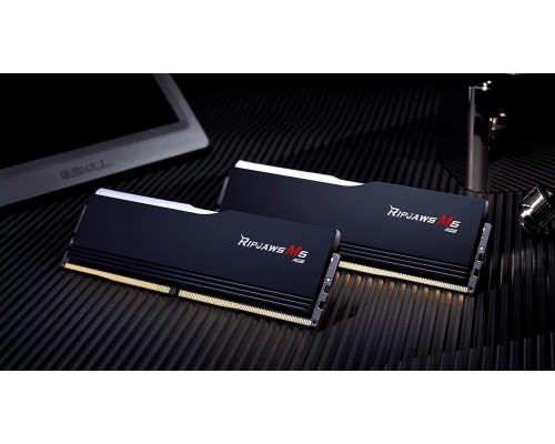 Модуль памяти DDR5 G.Skill RIPJAWS M5 RGB 64GB (2x32GB) F5-6400J3239G32GX2-RM5RK / Black