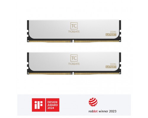 Модуль памяти DDR5 TeamGroup T-Create Expert 96GB (2x48GB) CTCWD596G6400HC32ADC01 / White