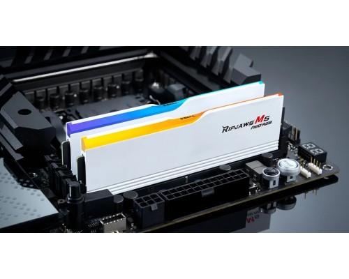 Модуль памяти DDR5 G.Skill RIPJAWS M5 NEO RGB 64GB (2x32GB) F5-6000J3040G32GX2-RM5NRW / White