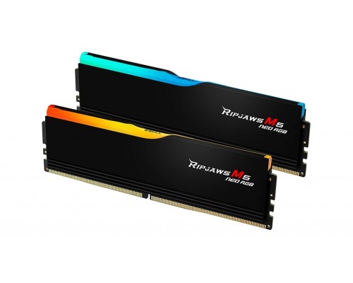 Модуль памяти DDR5 G.Skill RIPJAWS M5 NEO RGB 64GB (2x32GB) F5-6000J3040G32GX2-RM5NRK / Black