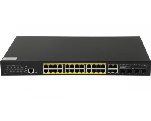 Коммутатор управляемый CUDY 400W GS2028PS4400W
