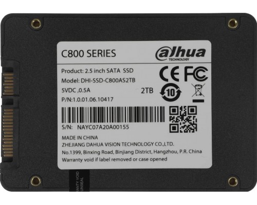 Твердотельный накопитель Dahua 2TB DHISSDC800AS2TB