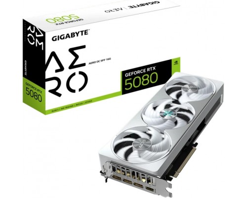 Видеокарта GigaByte nVidia GeForce RTX 5080 16Gb GV-N5080AERO OC-16GD