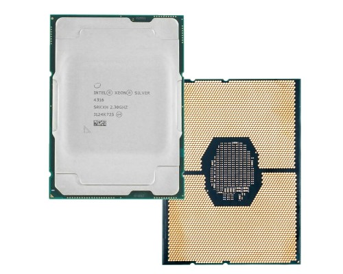 Процессор Intel Xeon Silver 4316 Processor (2.3GHz, 20C, 30M, 10,4 GT/s, 120W, Turbo, HT)  DDR4 2666- Kit (SRKXH)