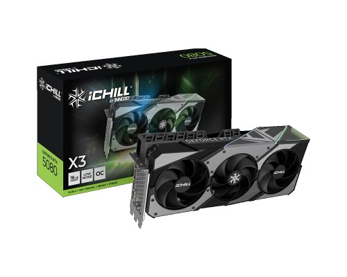 Видеокарта Inno3D nVidia GeForce RTX 5080 iChill X3 V2 16Gb C50803-16D7X-176069R