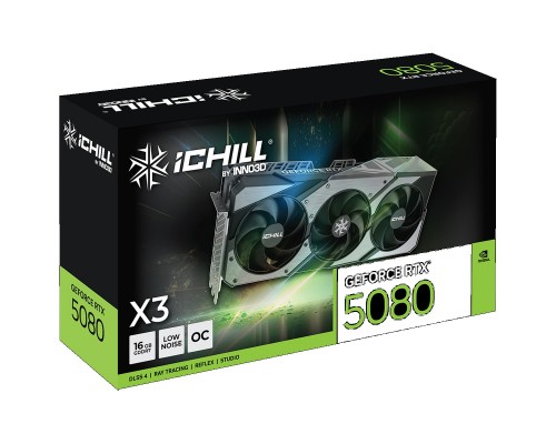 Видеокарта Inno3D nVidia GeForce RTX 5080 iChill X3 V2 16Gb C50803-16D7X-176069R
