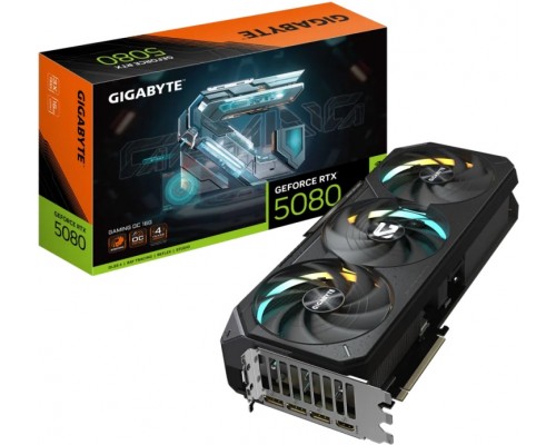 Видеокарта Gigabyte GeForce RTX 5080 GAMING OC 16G GV-N5080GAMING-16GD