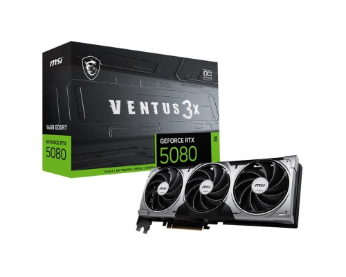 Видеокарта MSI nVidia GeForce RTX 5080 16G Ventus 3X OC
