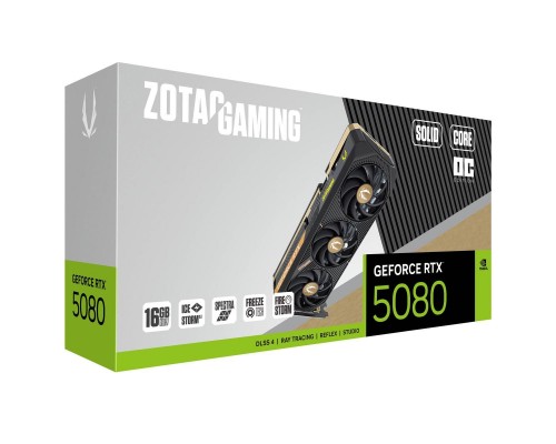 Видеокарта Zotac nVidia GeForce RTX 5080 Solid Core OC 16Gb ZT-B50800J2-10P