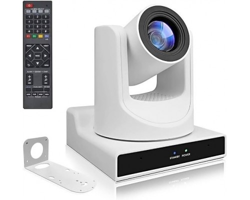 Профессиональная PTZ-камера с NDI JazzTel Motion V20U3HSN AI White