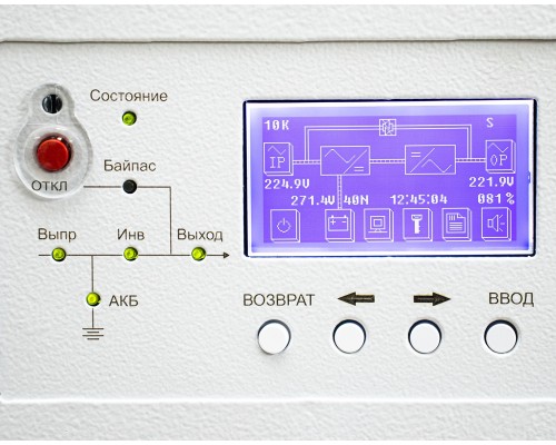 Источник бесперебойного питания Штиль ST33010S 9000Вт 10000ВА серый
