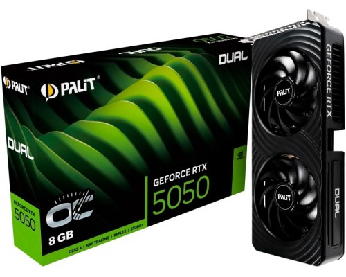 Видеокарта Palit nVidia GeForce RTX 5050 Dual OC 8Gb NE65050S19P1-GB2070D