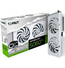 Видеокарта Palit nVidia GeForce RTX 5060 Ti White OC 8Gb NE7506TU19P1-GB2062M                                                                                                                                                                             