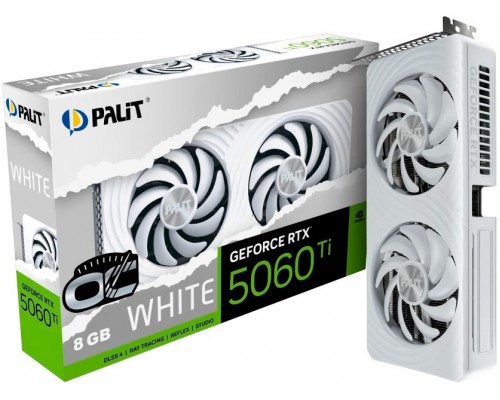Видеокарта Palit nVidia GeForce RTX 5060 Ti White OC 8Gb NE7506TU19P1-GB2062M