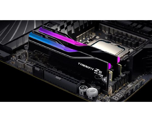 Модуль памяти DDR5 CUDIMM G.Skill Trident Z5 CK RGB 48GB (2x24GB) F5-8200C4052G24GX2-TZ5CRK