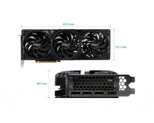 Видеокарта Palit GeForce RTX 5070 Ti GamingPro-S 16GB NE7507T019T2-GB2031U