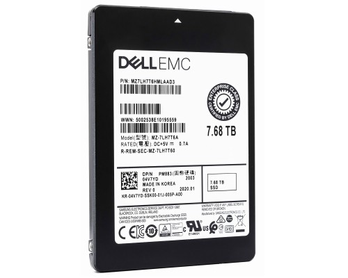 Накопитель SSD Dell 7.68TB 345-BJNW