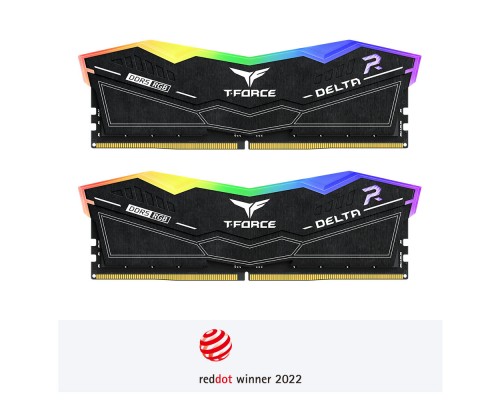 Модуль памяти DDR5 TeamGroup T-Force Delta RGB 32GB (2x16GB) FF3D532G6000HC38JDC01