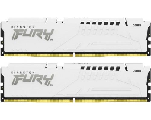 Модуль памяти Kingston FURY Beast White EXPO DDR5 DIMM 32Гб (2х16Гб) KF560C36BWE2K2-32