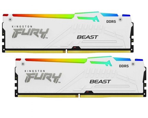 Модуль памяти Kingston FURY Beast White EXPO DDR5 DIMM 32Гб KF560C30BWE-32